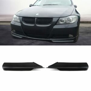 M Performance Style Gloss Black Front Splitter For BMW 3 Series E90 E91 05-08