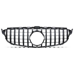AMG GTR Style Gloss Black Grille For Mercedes C Class W205 14-18