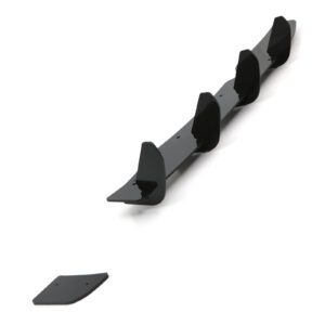 Rear Blade Diffuser Gloss Black For VW Volkswagen Polo MK6 GTI 2018+