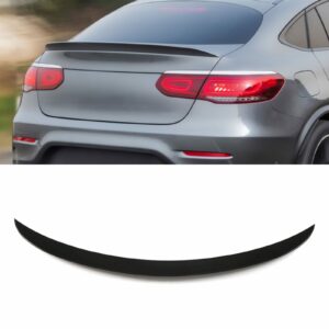 Gloss Black Rear Boot Lip Spoiler For Mercedes Benz GLC Coupe W253 16-22
